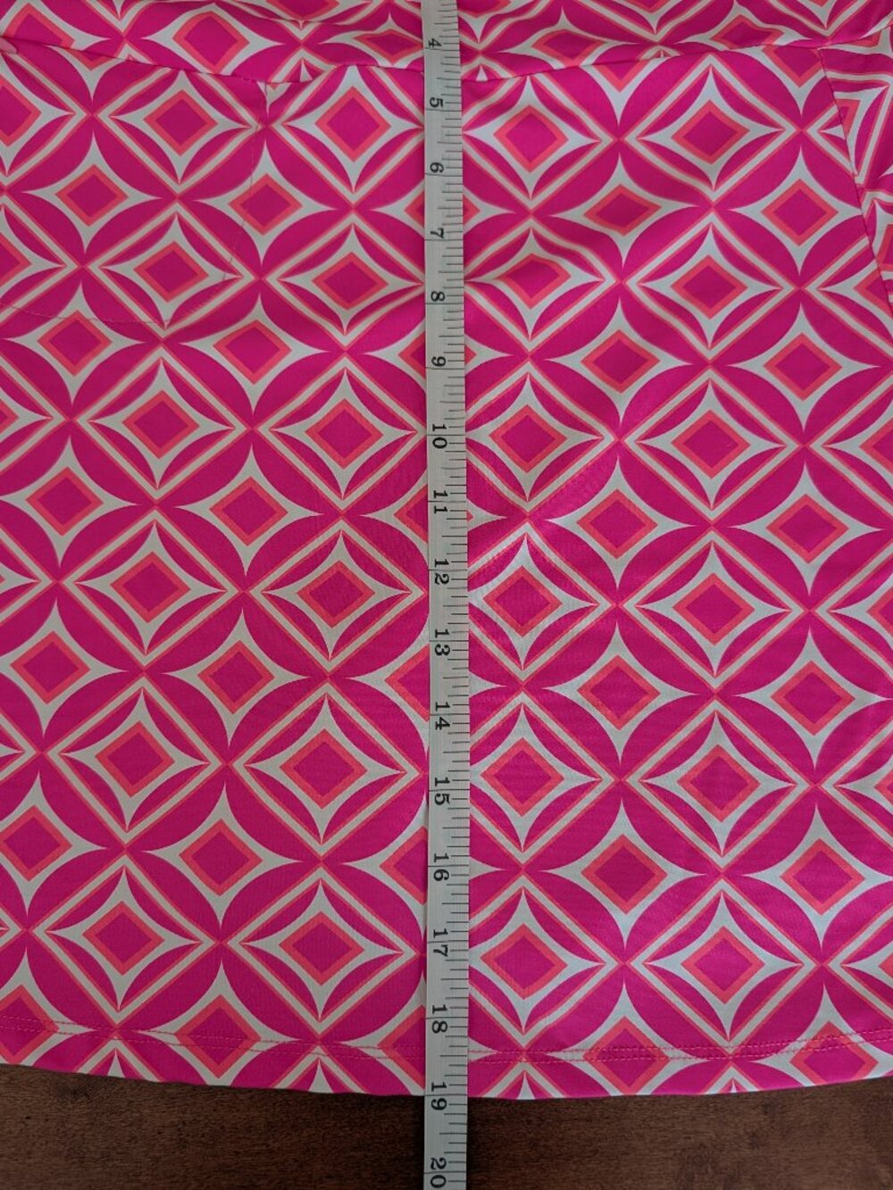 Lulu B Pink Diamond Cha Cha Skort Activewear UPF 50+ Size XL NWT - Picture 9 of 13